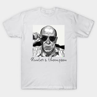 Hunter S. Thompson Portrait T Shirt T-Shirt